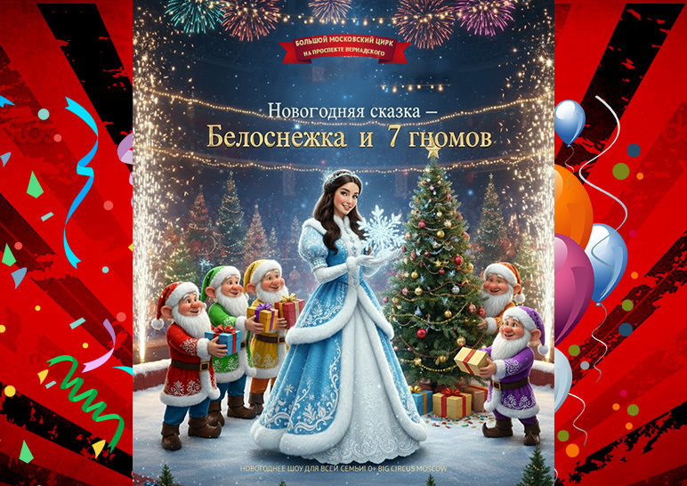 Белоснежка и 7 гномов Цирк на проспекте Вернадского